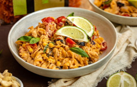 Ricetta fit: Insalata di pasta con condimento di anacardi