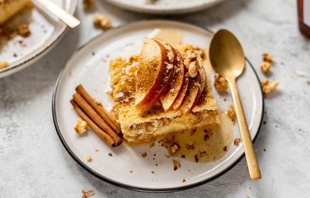 Ricetta fit: Budino di couscous per la colazione con mela e quark