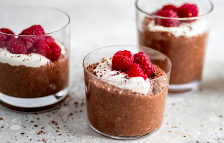 Ricetta fit: Budino proteico al cioccolato e chia