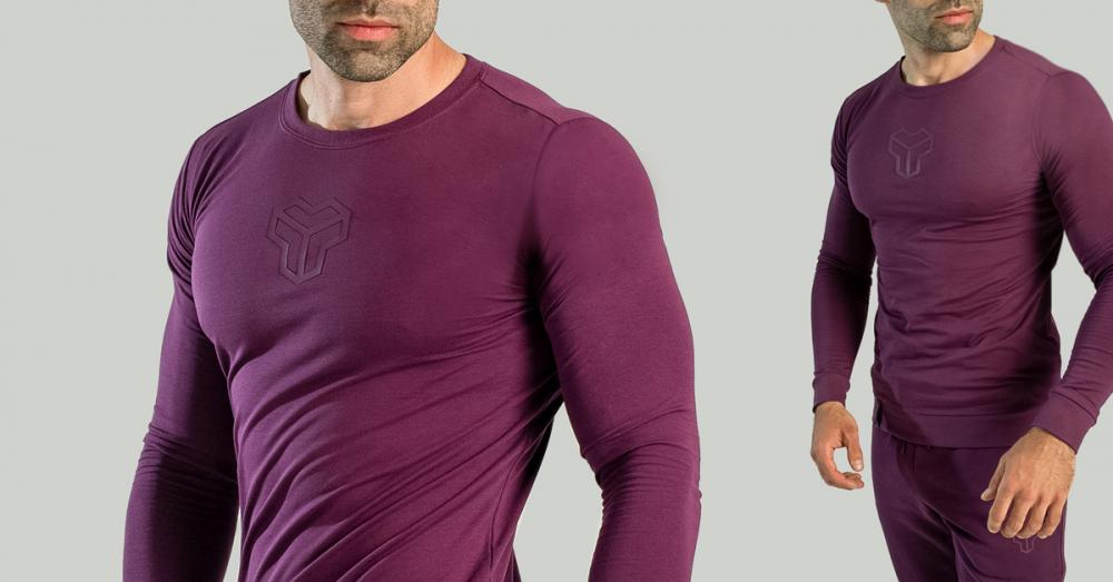 Essential Long Sleeve T-Shirt Plum - STRIX