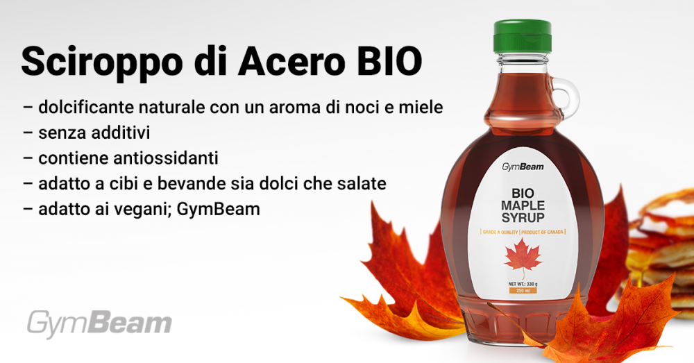 Sciroppo d‘Acero BIO 250 ml - GymBeam