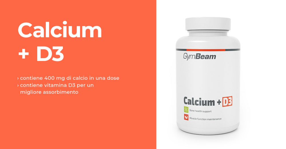 Calcio + Vitamina  D3 - GymBeam