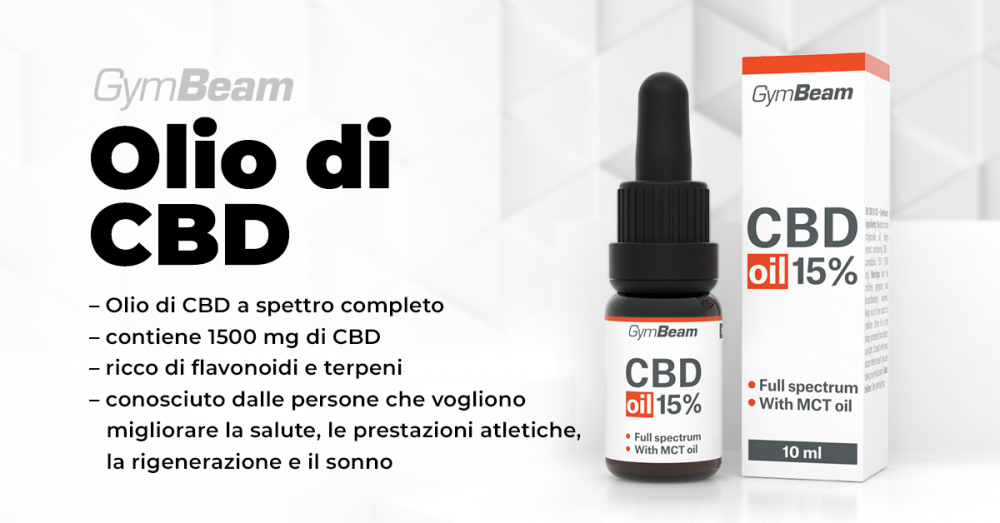 CBD olio 15% 10 ml - GymBeam