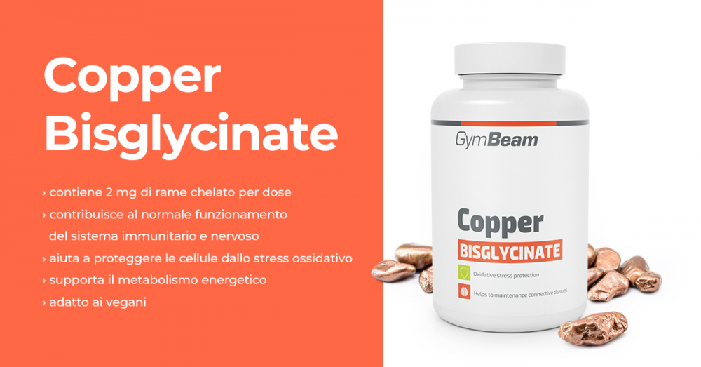 Bisglicinato di Rame - GymBeam