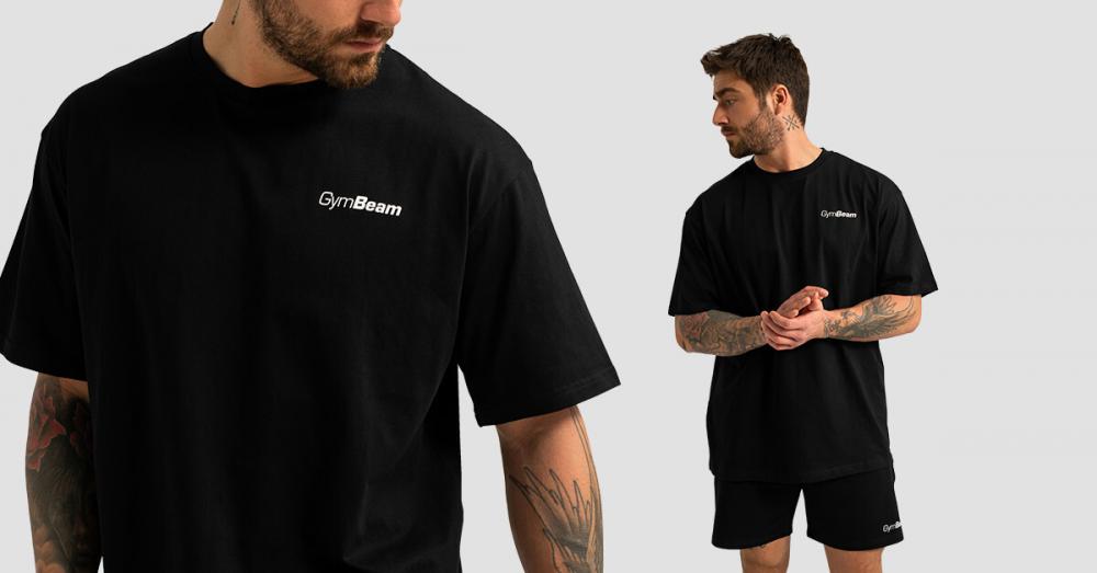 T-Shirt Oversize Limitless Black - GymBeam