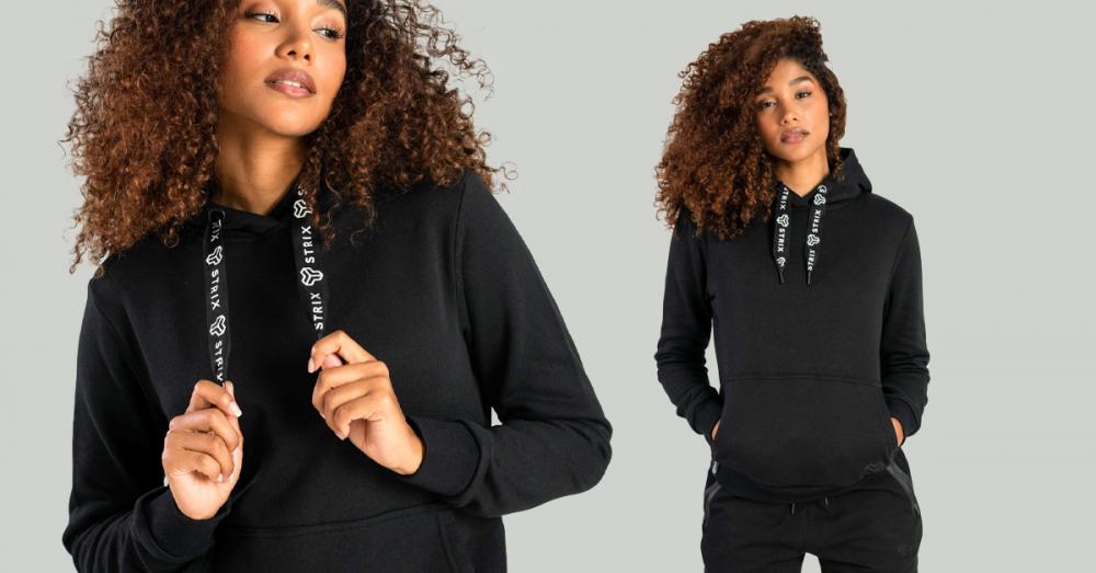 Women‘s Aster Hoodie Black - STRIX