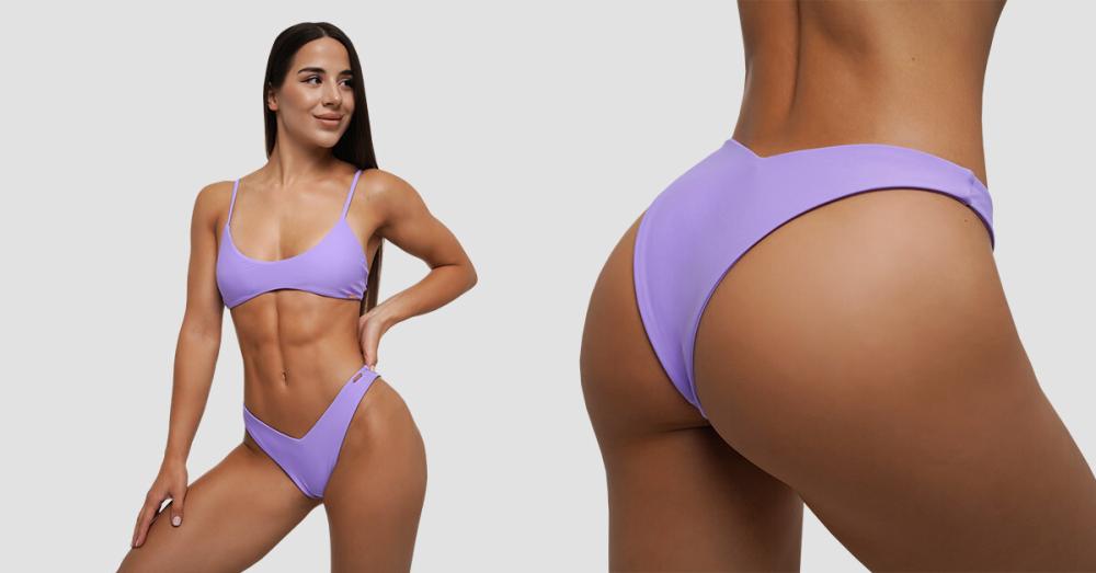 Slip del Costume da Bagno HAWAII Lilac - GymBeam