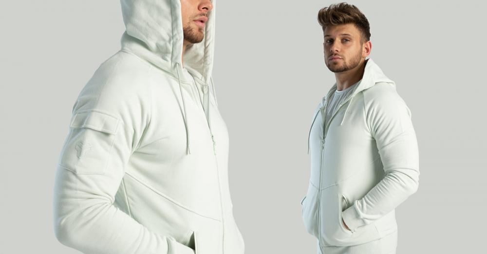 Nova Zip Up Hoodie Moon Grey - STRIX