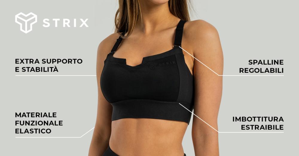 Reggiseno Sportivo Stellar Black - STRIX