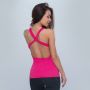 Canotta Crossed da Donna Hot Pink - GymBeam