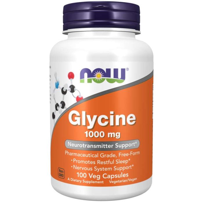 Glicina 1000 mg - NOW Foods