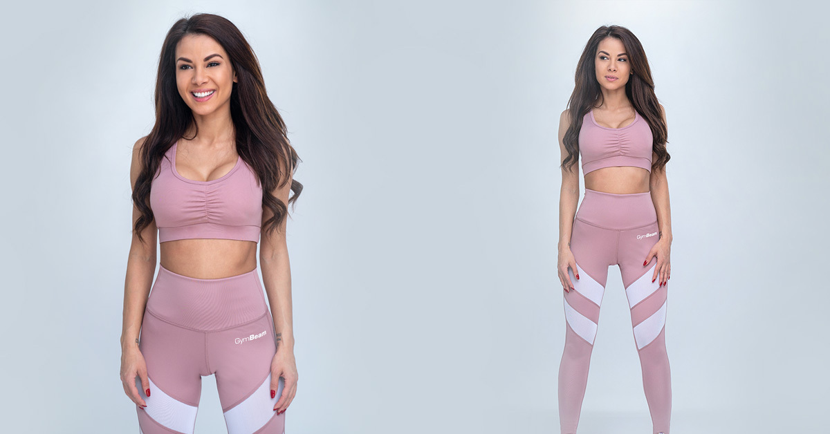 Sports Bra Fave Dusty Rose - GymBeam