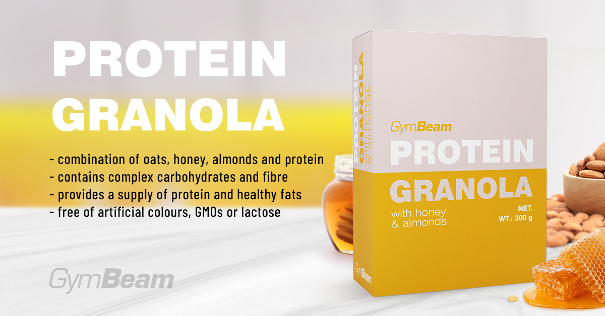 Granola Proteica con Miele e Mandorle - GymBeam