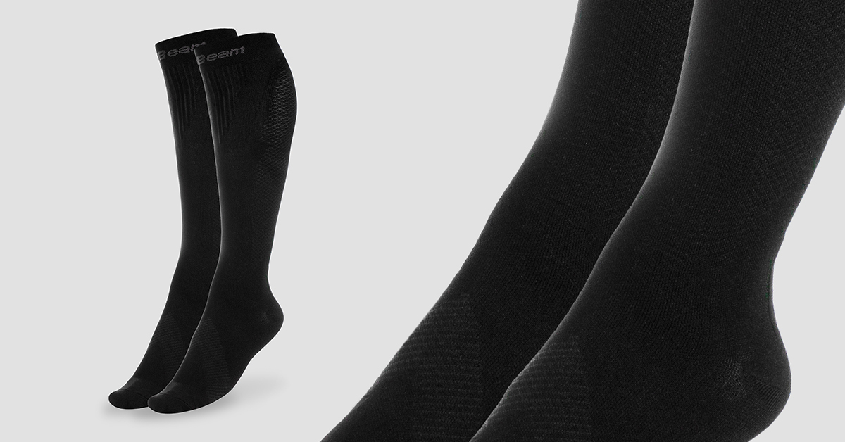 Calze a Compressione Black - GymBeam